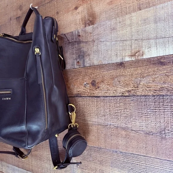 Fawn The Square Diaper Bag - Black - Comes W Extras - Picture 4 of 16